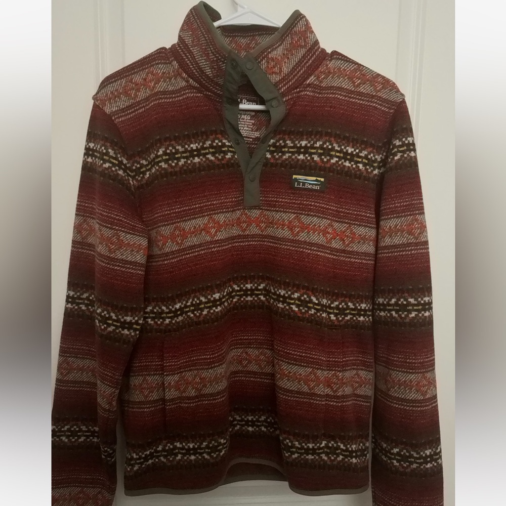Patterned L.L. Bean Jacket - Picture 4 of 6